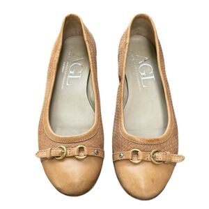 AGL Icon Ballet Flats Shoes Cap Toe